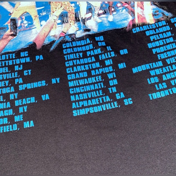 Big Time Rush “Can’t Get Enough” 2023 N. American Concert Tour T-Shirt BLK SZ LG - Picture 3 of 6